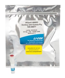 LICOR&nbsp;IRDye 680RD Donkey anti-Guinea Pig IgG Secondary Antibody (0.5 mg)