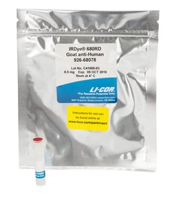 LICOR IRDye 680RD Goat anti-Human IgG Secondary Antibody (0.5 mg), Quantity: