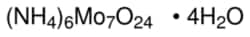 Sigma Aldrich Fine Chemicals Biosciences&nbsp;Ammonium molybdate tetrahydrate BioUltra, >=99.0% (T) | 12054-85-2 | MFCD00167059 | 100G