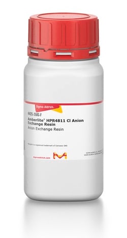 Sigma Aldrich Fine Chemicals Biosciences&nbsp;Amberlite(R) HPR4811 Cl Anion Exchange Resin Anion Exchange Resin | 9049-12-1 | MFCD00146760 | 250G