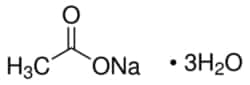Sigma Aldrich Fine Chemicals Biosciences&nbsp;Sodium acetate trihydrate | 6131-90-4 | MFCD00071557 | 1kg