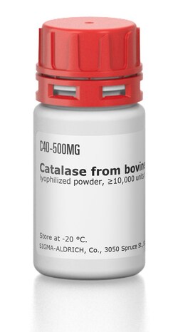 Sigma Aldrich Fine Chemicals Biosciences&nbsp;Catalase from bovine liver | 9001-05-2 | MFCD00081483 | 500mg