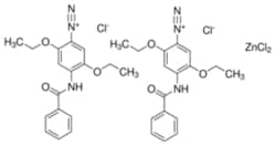 Sigma Aldrich Fine Chemicals Biosciences&nbsp;Fast Blue BB Salt hemi(zinc chloride) salt | 5486-84-0 | MFCD00074765 | 1g