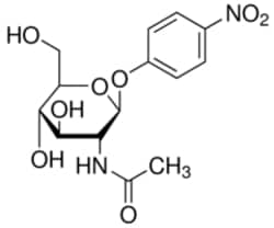 Sigma Aldrich Fine Chemicals Biosciences 4-Nitrophenyl N-acetyl-B-D-glucosaminide | 3459-18-5 | MFCD00063696 | 1g