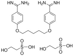 Sigma Aldrich Fine Chemicals Biosciences Pentamidine isethionate salt |