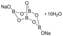 Sigma Aldrich Fine Chemicals Biosciences&nbsp;Sodium tetraborate decahydrate | 1303-96-4 | MFCD00149193 | 25g