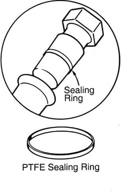 Sigma Aldrich Fine Chemicals Biosciences Glindemann PTFE sealing rings,