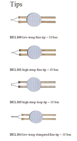 Braintree Scientific Change-A-Tip Deluxe Cautery Rep. high temp loop tip,