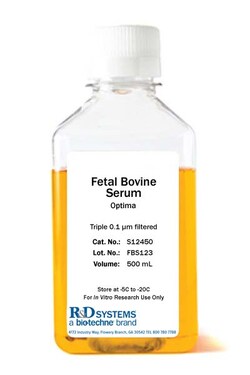 R Fetal Bovine Serum - Optima, 500ml Bottle, Quantity: Each of 1