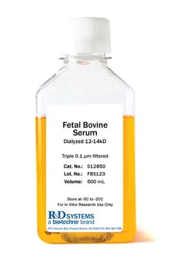 R Fetal Bovine Serum - Dialyzed 12-14kD, Quantity: Each of 1