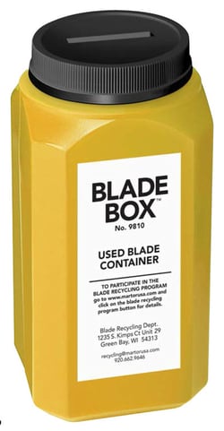 Martor Blade Box - Used Blade Container, Quantity: Each of 1