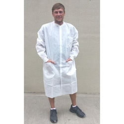 Sunrise Industries Inc DISPOSABLE LAB COAT SZ 3X WHT