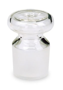 Vee Gee Vee Gee Ground Glass Flask Stoppers, Clear, No. 16, Quantity: Pack