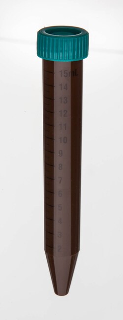 Labcon North America 15mL UVSafe Centrifuge Tubes with Plug Style Caps, 50 per Bag, Sterile