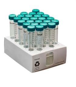 Labcon North America 15mL SuperClear Centrifuge Tubes, 25 per Rack, Sterile