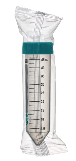 Labcon North America 50mL SuperClear Centrifuge Tubes, Individually Wrapped, Sterile