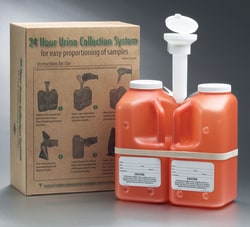 Labcon North America UrineTime II 24 Hour Urine Collection System, Bulk