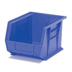 Market Lab Organizer Bin, 8.25"W x 10.75"D x 7"H, Blue, Quantity: Each