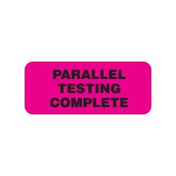 Market Lab Parallel Testing Complete Label, 1000/pk, Quantity: Pack of