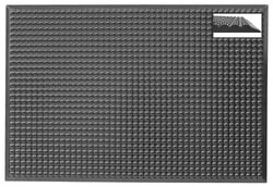 Ergomat Inc MAT,BUBBLE 2'X3' BLK INFINITY, Quantity: Each of 1
