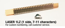 National Band And Tag Co&nbsp;LASER ETCHED 1 SIDE 7-11 CHARC
