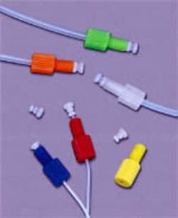 Leap PAL Parts VICI Valco Tube End Nut Fitting, 1/4 - 28, Flangeless, With CTFE Ferrule, 1/16