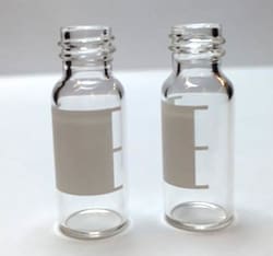 Leap PAL Parts La-Pha-Pack , Vial, Screw, La-Pha-Pack , 2.0mL, 8-425 Clear With Marking Panel 12x32mm Case of 1000. Made in Germany.