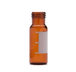 Leap PAL Parts La-Pha-Pack , Vial, 12x32mm, Screw, 9mm, Amber With marking panel, La-Pha-Pack , Case of 1000. Made in Germany.