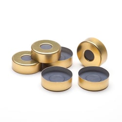 Leap PAL Parts La-Pha-Pack , Cap, Crimp, Headspace, 20mm, Magnetic, Butyl 3.0mm septa, 100 Pack. Made in Germany.