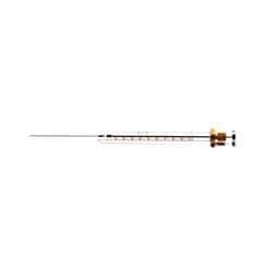 Trajan Scientific&nbsp;L-MARK Brand  100l Syringe, 22s, FN, Pt. 3, PTFE, Black Hybrid, Coated Needle