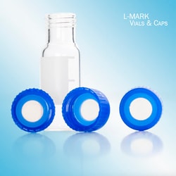 Leap PAL Parts L-MARK Brand  Cap Blue Screw Bonded 9 mm, 100 Pack