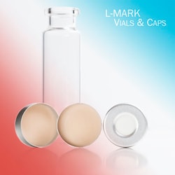 Leap PAL Parts L-MARK Brand Cap Crimp 20 mm Headspace Tan PTFE/White Silicone,