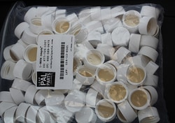 Leap PAL Parts L-MARK Brand  Cap Screw 24-414 White Solid Top T/S Liner, 100 Pack