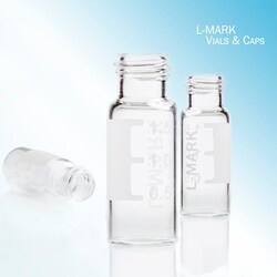 Leap PAL Parts L-MARK Brand Vial 9mm screw 2mL Certified MS, 12x32mm, 100 Pack