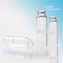Leap PAL Parts L-MARK Brand, Clear Vial, Headspace, Crimp, 20mL, Clear,