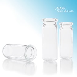 Leap PAL Parts L-MARK Brand  Vial, 9.0 mL, Clear, Headspace, Crimp, Case of 1000