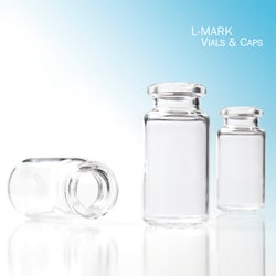 Leap PAL Parts L-MARK Brand  Vial, Headspace, Crimp, 10-mL, Clear, round bottom, 100 Pack