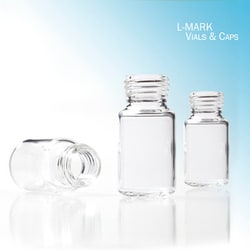 Leap PAL Parts L-MARK Brand Vial, Headspace, Screw, Clear, 10mL, 100 Pack,