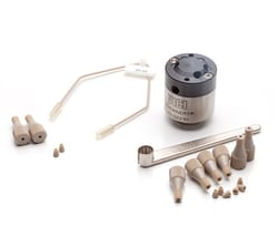 Trajan Scientific&nbsp;VICI Valco Cheminert 6 Port Injection Valve, 0.40mm, PEEK (VAL.C2V-2346D-CTC)