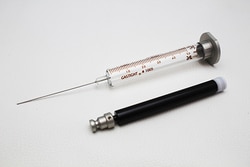 Leap PAL Parts 5.0mL Hamilton Syringe, PAL3, FN, GT, PTFE, 22, 57, Pt.