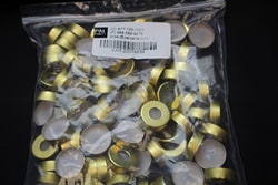 Leap PAL Parts Headspace Cap Crimp 20mm, 8mm hole, PTFE/Clear Silicone,