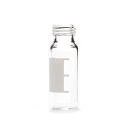 Leap PAL Parts L-MARK® Brand Clear Vial Standard 9mm Screw 2mL Marking Panel 12x32mm, 100 Pack