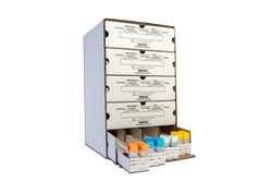IMEB, Inc Tek-Select Corrugated Cardboard, Microscope Slide Storage Files,