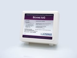 Cygnus Technologies Bovine IgG ELISA Kit, 96 Well Plate Format, Quantity: