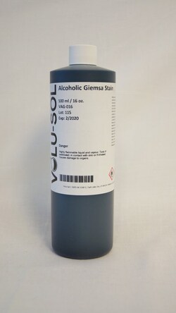 Volu Sol&nbsp;Alcoholic Giemsa Stain, 16 oz / 500 mL, Volu-Sol&trade;