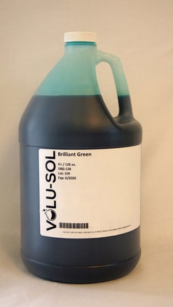 Volu Sol Brilliant Green, 128 oz / 3.78 L, Volu-Sol, Quantity: Each of