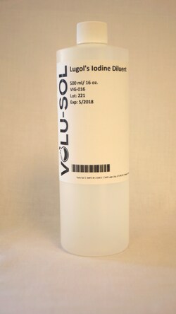 Volu Sol Lugol's Iodine (Diluent Included), 8 mL, Quantity: Each of 1