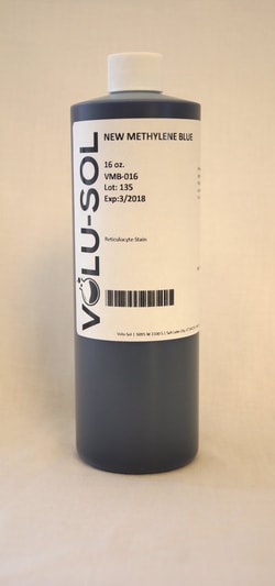 Volu Sol New Methylene Blue, 16 oz / 500 mL, Volu-Sol, Quantity: Each of
