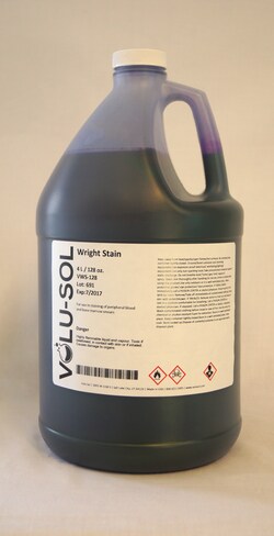 Volu Sol Wright Stain, 128 oz / 3.78 L, Volu-Sol, Quantity: Each of 1