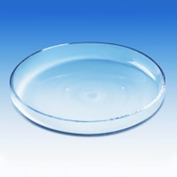 Technical Glass Products Inc Clear Fusedd Quartz Round Disch 100ML Capactiy,